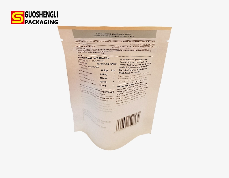biodegradable stand up pouches